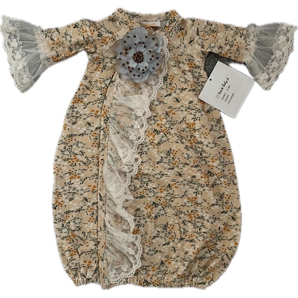 Southern Bell Yellow Infant Gown